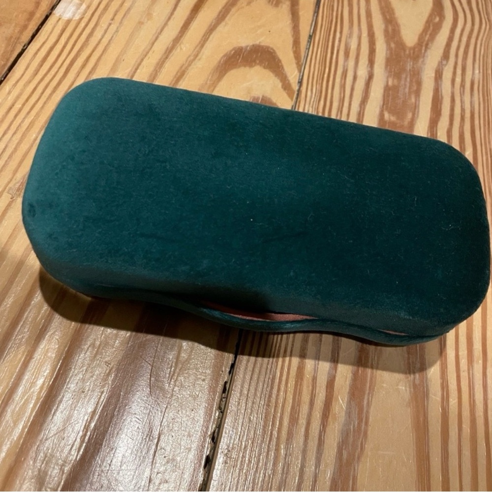 Gucci Velvet Eyewear Case with Satin Pouch - Greenish Teal & Rose - Picture 6 of 6